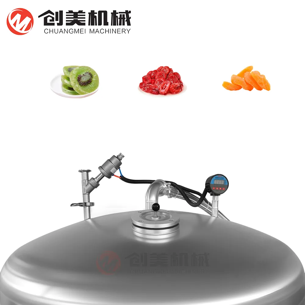 Máquina de fabricación de inmersión de azúcar de fruta de acero inoxidable - Unidad de ebullición de azúcar - foodmachtech